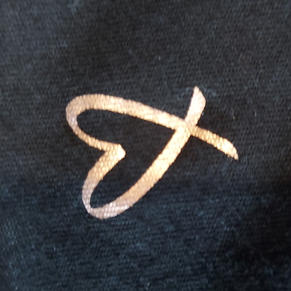 2017 VS TEASE Black & Rose Gold Graphic Longsleeve Sleep Lounge NWOT - Picture 5 of 5